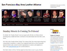 Tablet Screenshot of leatheralliance.org